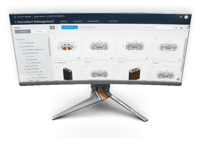 Metodología BIM - Pantalla digital de proyecto
