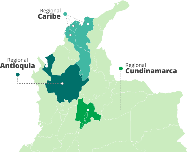 Colombia map